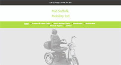 Desktop Screenshot of midsuffolkmobility.co.uk