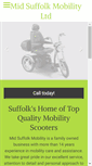 Mobile Screenshot of midsuffolkmobility.co.uk